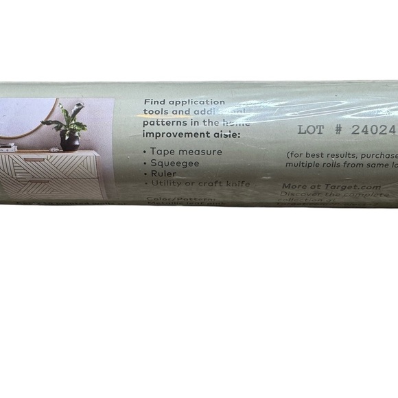 Project 62 - Metallic Leaf Peel & Stick Wallpaper Pink - Project Pink - Picture 5 of 6